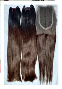 Extension de cheveux de femme de vague naturelle lisse de qualité supérieure avec aspect brillant en fibre de qualité supérieure pour femme Salon Party et usage personnel de beauté - Product Image 6