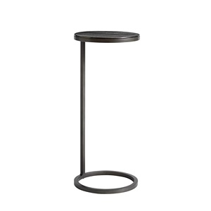 Mesa auxiliar de bronce y cobre de diseño único de alta calidad de latón, mesa de centro negra y dorada de lujo moderna, muebles de sala de estar - Product Image 3