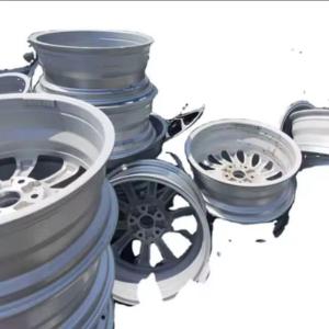 Chatarra de Ruedas de Aleación de Aluminio de Alta Pureza 99.9% de Origen, Suministro de Ruedas de Automóviles Usadas - Product Image 2