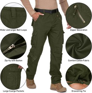 Pantalon cargo décontracté en toile pour homme, coupe droite, léger, délavage foncé, avec logo personnalisé imprimé, vente directe professionnelle, le plus vendu - Product Image 3