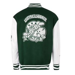 Chaquetas universitarias con logotipo personalizado para hombre, venta al por mayor, chaqueta universitaria de Letterman Lisa para uso en invierno para estudiantes universitarios - Product Image 2