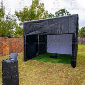 Recinto inflable del Simulador del <span class=keywords><strong>golf</strong></span> del PVC con la pantalla comercial interior al aire libre-4m x 4m - Product Image 2