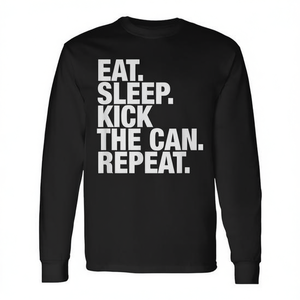 Camiseta de manga larga Kick The Can Eat Sleep Repeat - Product Image 2