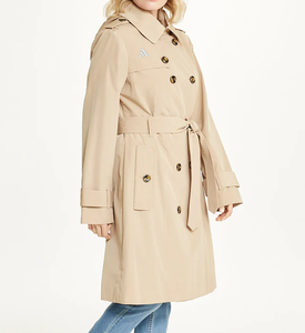 Gabardina para Mujer con Logotipo y Diseño Personalizados, Abrigos Cruzados de Alta Calidad Fabricados por Antique Fashion - Product Image 1