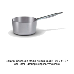 หม้อตุ๋นอลูมิเนียม Ballarini Casserole Media ขนาด 3.2 ลิตร 20 x 11.5 ซม. สำหรับโรงแรม ร้านอาหาร ขายส่ง - Product Image 2