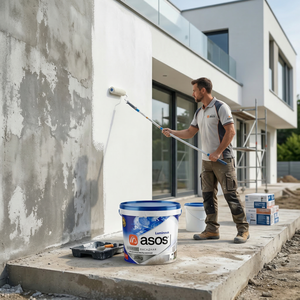 Pintura Acrílica para Exteriores de 20 kg, Revestimiento de Fachada a Base de Agua Resistente a la Intemperie de Primera Calidad con Color Duradero ASOS - Product Image 2