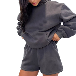 Custom 3D Puff Printing Women Track Suits Two Piece Sets Summer Sets Puff Print Custom Women's Sets Tracksuit - Product Image 2