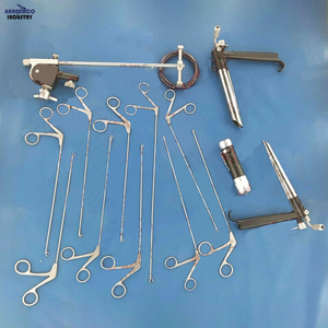 Ensemble de chirurgie micro-laryngoscopique manuelle en acier inoxydable de marque personnalisée, laryngoscope sur pied, instruments ORL, ensemble de haute qualité CCC - Product Image 1