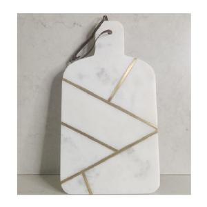 Planche à découper en forme de coeur Planche à pain en bois de marbre et d'acacia Plateau de service à fromage Planche à charcuterie pour fromage - Product Image 6