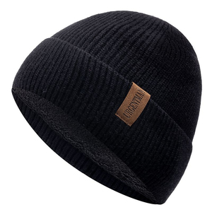 Haute qualité hommes épais infini écharpe tricot crâne casquette écharpe chapeau ensemble polaire doublé Slouchy Beanie chaud hiver chapeaux - Product Image 5