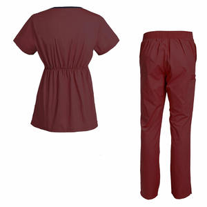 À la mode Premium médical Scrubs pantalons uniformes coton/Polyester tissu uniformes hospitaliers femme soins infirmiers Scrubs ensembles pour femmes - Product Image 6