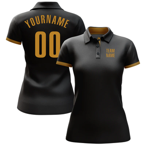 Polo de golf transpirable para hombre al por mayor con opciones de impresión de bordado de patrón sólido para entusiastas del aire libre - Product Image 2