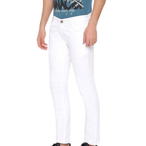 Jeans pour hommes avec logo imprimé sur mesure, en vente / prix de gros, couleur personnalisée, pantalons en jean pour hommes - Product Image 2