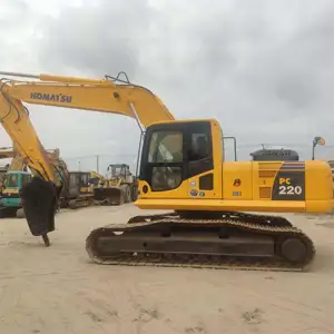 Penjualan murah 22 ton Komatsu ekskavator bekas pc220-8 mesin konstruksi impor Jepang