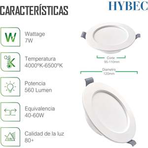 Lámpara LED Empotrable de Techo de 7W, Foco Interior, Producto de Primera Calidad - Product Image 1