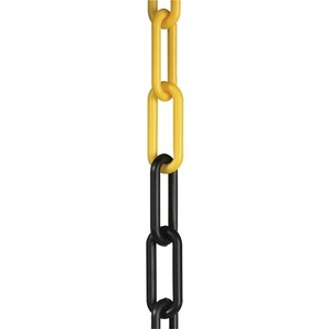 Cadena de Barrera de Plástico Amarillo/Negro de 6 mm de Grosor y 25 m de Longitud - Product Image 1