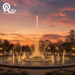 Fontaine musicale synchronisée avec éclairage LED RVB pour hôtels, complexes hôteliers, parcs et projets de paysagisme commercial - Product Image 2