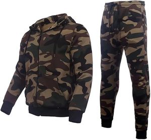 Ensemble deux pièces unisexe streetwear épais, respirant, imprimé délavé à l'acide, 100 % coton, pour le sport d'hiver - Product Image 1