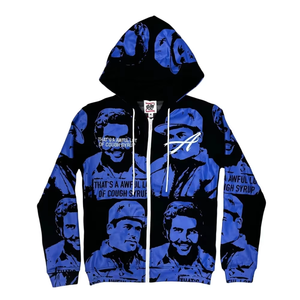 Sudadera con capucha negra al por mayor con cremallera, personalizada, unisex, para hombre, de peso pesado, con cremallera completa, para invierno, bordada, con forro polar - Product Image 4