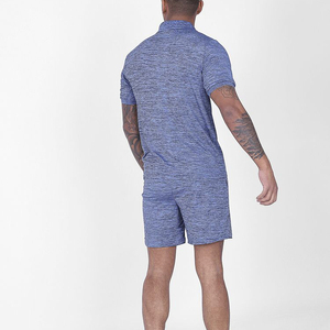 Nouvel Arrivage – Ensemble Homme 2 Pièces : T-shirt Streetwear Lavé à Manches Courtes et Short de Plage Décontracté à Séchage Rapide avec Logo Personnalisé - Product Image 2
