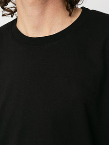 Camiseta de hombre de gran tamaño ligera personalizada de alta calidad estilo informal con logotipo estampado - Product Image 4