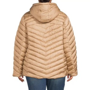 New Custom Color Cropped Down Puffer <b>Jacket</b> Breathable <b>Zip</b> <b>Up</b> <b>Women</b> Solid Color Puffer <b>Jacket</b> Wholesale OEM Customization - Product Image 4