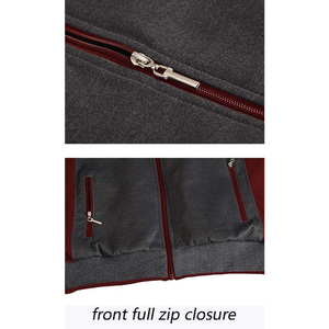 Custom Logo Men Tracksuit Full Zip <b>Jacket</b> and Pants Set Breathable Fabric Athletic Wear for <b>Workout</b> and Team Uniform - Product Image 3