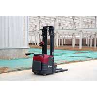 Chariot élévateur de haute qualité 1,5 tonne, mât de 3,5 m, charge utile 1,5T, frein électromagnétique, hauteur maximale 3,5 m pour chantier de construction, personnalisable