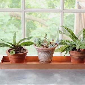 Aaliyan impex ถาดทองแดงเคลือบแล็คเกอร์สำหรับตกแต่งห้องนั่งเล่น - Product Image 1