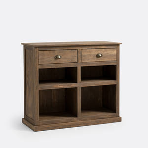 Farmhouse-Style 2-Drawer Rustic Wine <b>Storage</b> Bar <b>Cabinet</b> for Hotel Home Bar Restaurant <b>Outdoor</b> Cafe or Warehouse Use - Product Image 1