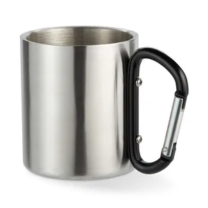 Mug personnalisé en métal avec mousqueton TRUMBO – Gadgets de boisson sur mesure - Product Image 5
