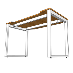 โต๊ะเกมมิ่ง GBamboo รุ่น GB38002 ขนาด 70x120 ซม. ขาโต๊ะทรงสี่เหลี่ยม - Product Image 4