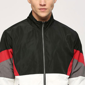 Bloc de couleur matériau à séchage rapide fait couleur bloqué hommes vestes à la mode à la mode couleur bloqué hommes vestes - Product Image 6