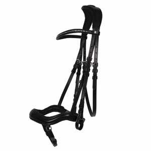 Bride de cheval en cuir véritable colorée de luxe en Inde taille de bride de cheval en cuir véritable multicolore chaude luxe complet coloré - Product Image 2