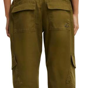 Pantalones Cargo de Lona para Hombre, Diseño de Cintura Media, Transpirables, de Secado Rápido, Estilo Acampanado, Cómodos, de Algodón, para Uso en Exteriores, con Botones - Product Image 6