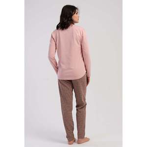 Conjunto de Pijama KADIN P.SUPREM XXL con Cuello Redondo y Mangas Largas, Diseño Ovalado - Rosa - Rosa - Product Image 5