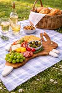 Plateau en bois de lapin indien unique, écologique, pour le thé, le café, les collations, la table à manger à la maison, style rustique moderne - Product Image 4