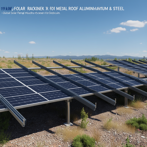 19kW Solar Panel <b>Racking</b> Kit for Metal Roof Aluminum & Steel - Product Image 3