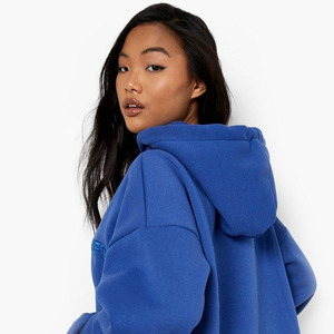 Sweat-shirts à capuche d'hiver pour femmes, entièrement personnalisés, fabriqués en usine, couleur personnalisée, en molleton français de haute qualité, grandes tailles, 100% coton - Product Image 5