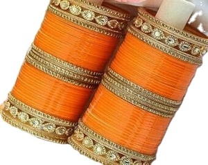 Stylish Elegant Design Women's Fashion Bangle Set Solid Color Bangles for Ladies-Wholesale Cheap Price Churian Set - Product Image 3