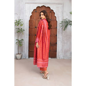 Conjunto de traje Khaddar estampado de 3 piezas para mujer con dupatta WNS-52033 - Product Image 3