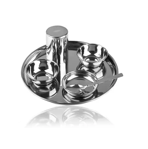 Ensemble de table en acier inoxydable Assiette de présentation martelée Offre Spéciale Assiettes neuves de haute qualité Vaisselle - Product Image 3