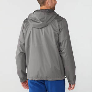 Wholesale <b>Mens</b> 100%Nylon Packable Custom Logo Waterproof <b>Jacket</b> <b>Light</b> Weight Rain <b>Jacket</b> - Product Image 6