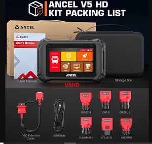 Outil de diagnostic pour camions diesel poids lourds, réinitialisation du filtre à particules (DPF), réinitialisation du limiteur de vitesse et fonctions ECU - Product Image 2