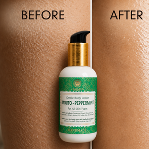 Lotion corporelle végétalienne biologique à la menthe poivrée Mojito 200 ml, hydratante pour tous types de peaux, faite à la main, enrichie en vitamine E, OEM/ODM, logo personnalisé - Product Image 2