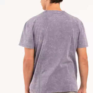 Camiseta lisa con estampado de 230Gsm para hombre, extragrande Camiseta con estampado de algodón orgánico en blanco, camiseta para hombre - Product Image 2
