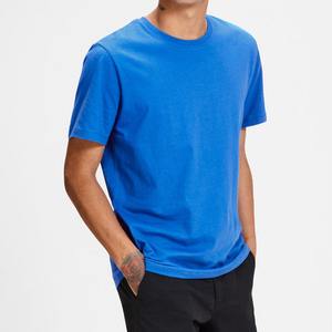 Vente en gros Meilleur Top Hommes Goutte D'épaule 100% Coton T-shirts Uni Nouveau OEM Logo Personnalisé Imprimé Conception Plus La Taille Tissu Tricoté - Product Image 1