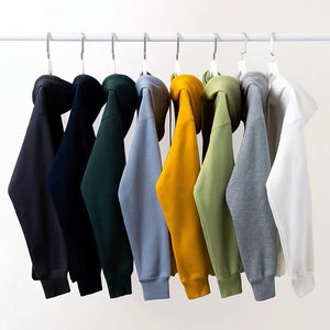 Men's Classic Solid Color Distressed Pullover Hoodies Comfortable Embroidered Logo Plus Size Rhinestone Cotton <b>Blended</b> Hoodie - Product Image 2
