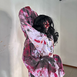 Costume de zombie animatronique d'<span class=keywords><strong>Halloween</strong></span>, accessoires pour maison hantée, pour escape room, centres commerciaux, aéroports, garderies, écoles maternelles - Product Image 4