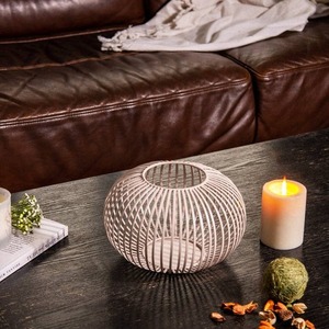 Available High Quality Round Available Glass Candle Jar for Home & Hotel Decoration New Design Best Price Metal Candle <b>Lantern</b> - Product Image 4